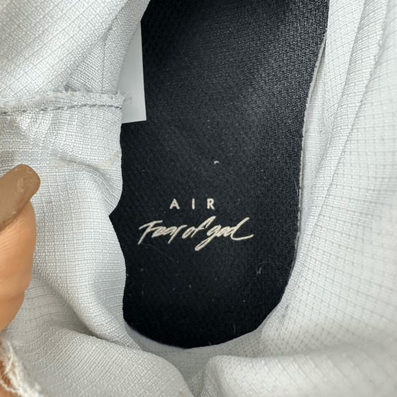 Nike Air Fear of God MOC Pure Platinum Mens Size 7 AT8086-001 - Picture 10 of 14